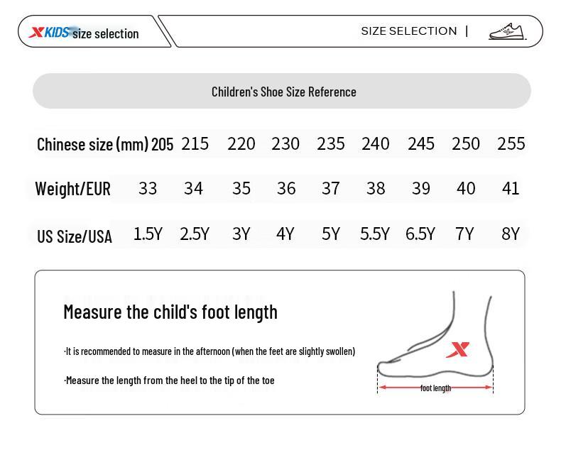 XTEP Kids' Summer Slip-On Mesh Running Shoes