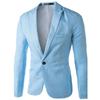 Móda Pánský Ležérní Jednořadý Malý Oblek Korejská Edice Mládež Slim-fit Jednobarevný Nežehlivý Sako