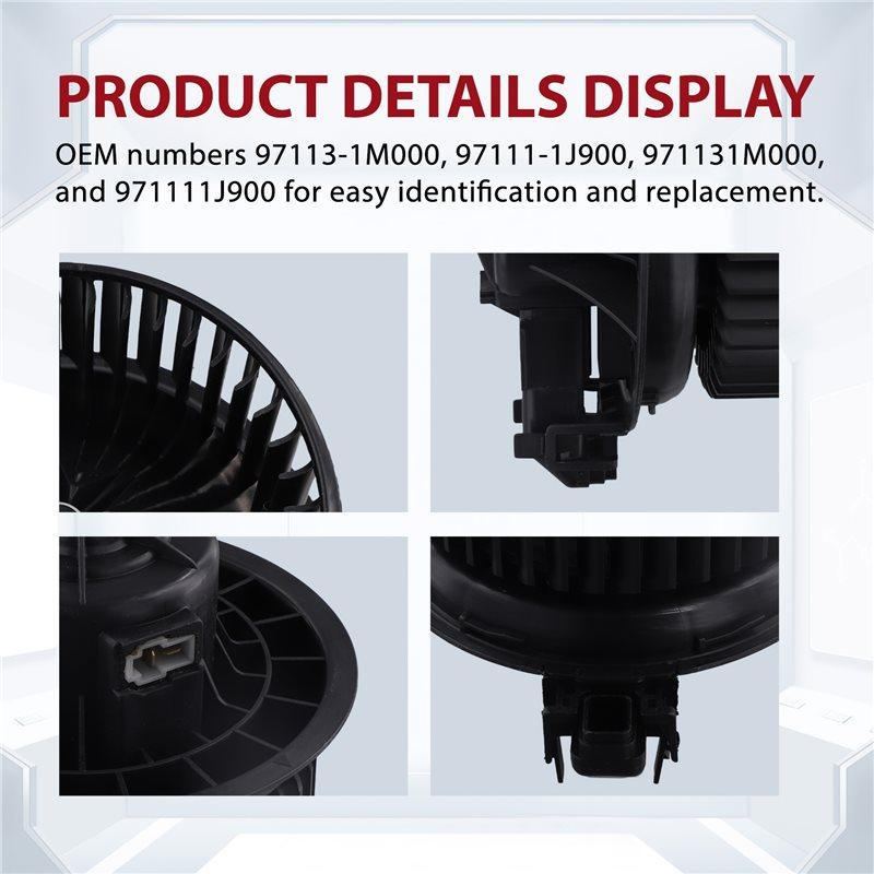 Air Conditioning Blower Motor Replacement Parts 97113-1M000 97111-1J900 971131M000 For Hyundai Fan Vehicle