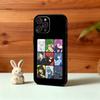 Night S-Sakuras Big Operation Phone Case For iPhone17,16,15,14,13,12Plus,Pro Max,XS,5G Soft Silicone Black Cover