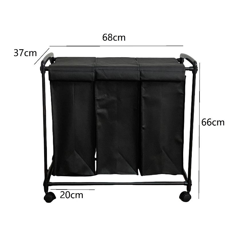 Bathroom Laundry Basket Removable Clothes Hampers Household With Wheels Storage Baskets Multifunction Dirty Fabric Organizers