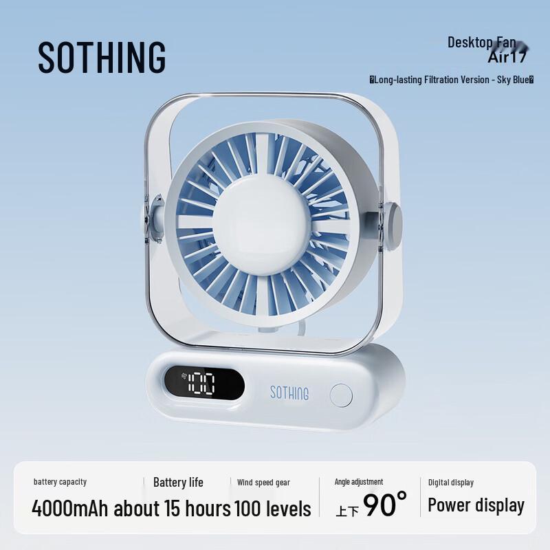 VH Desktop Air Circulator Fan with Filter
