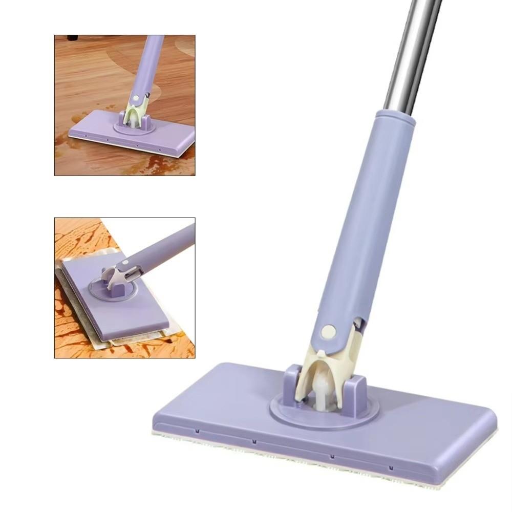 Snap-Grip No Wash Lazy Mops Convenient Automatic Cloth Changing Disposable Dust Mop