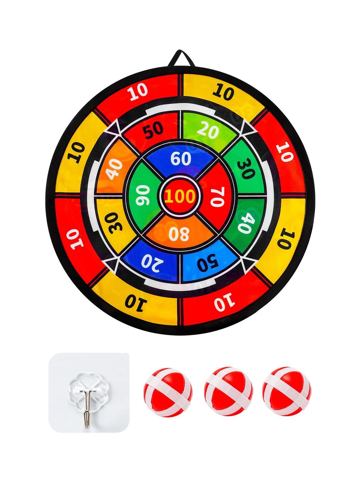 

Non-Toxic With Sticky Ball And Dart Board Indoor/Outdoor Sports Fun Party Game Toysaccessories Random Color
