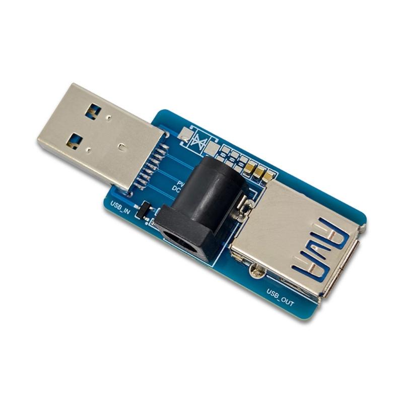 USB Power Enhancement Module Builted-in Automatic Switching MOS Circuit Power Enhancement Board Power Splitter Module