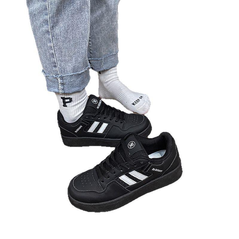 Designgefühl Steckbrett Schuhe Damen Tide Frühling neu Nationaler Trend vielseitige Freizeitschuhe Trend weiße Schuhe