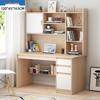 Modern Computer Desk with Bookshelf & Storage for Home, Office, Bedroom & Study Room