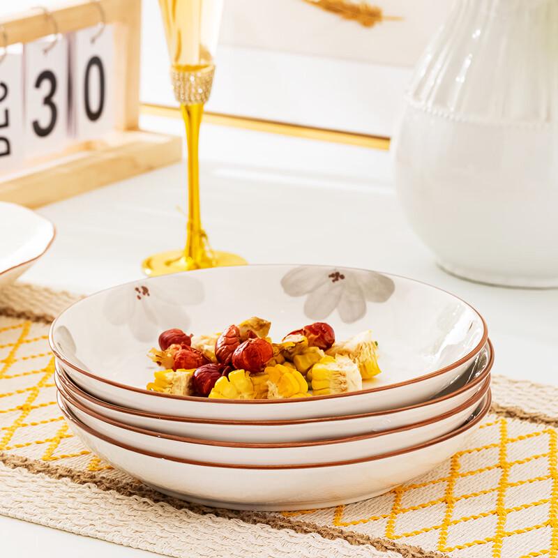 Jingdezhen Nordic Ceramic Deep Dinner Plate Set