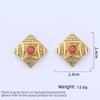 Women's Light Luxury Design Elegant Vintage Geometric Square Earrings Fashionable And Versatile Niche Design Earrings
