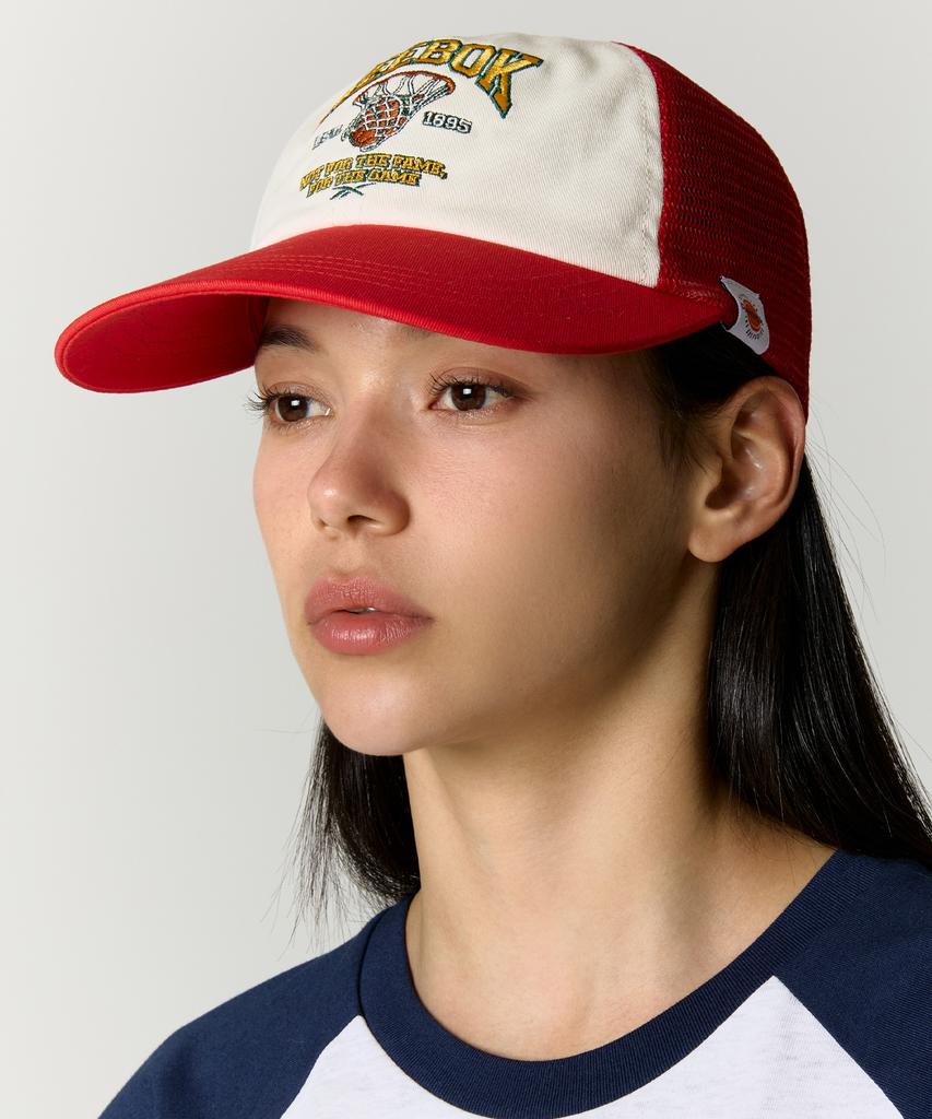 Reebok Basketball Trucker Cap - Red