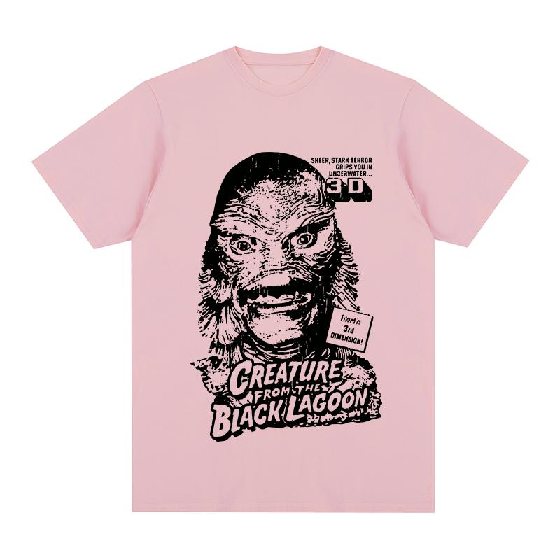 Creature from the Black Lagoon Vintage T-shirt Retro Style Black Female Lovers Cotton Men T Shirt New TEE TSHIRT Womens Tops