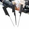 Double Sided Hair Dye Brush Professional Hair Salon Soft Nylon Dye Brush Rat Tail Comb for Highlighting