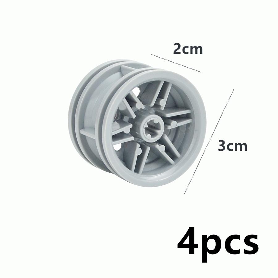 Piese Tehnice Cărămizi Roată Melcată Ax Pin Angrenaj Diferențial Clasic MOC Tren Vagon Macara Model DIY Blocuri de Construcție Jucării 32494