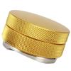 Height Adjustable Stainless Steel Coffee Power Tamper Distributor Leveler Tools Accessory 3 Angled Slopes58mm Gold