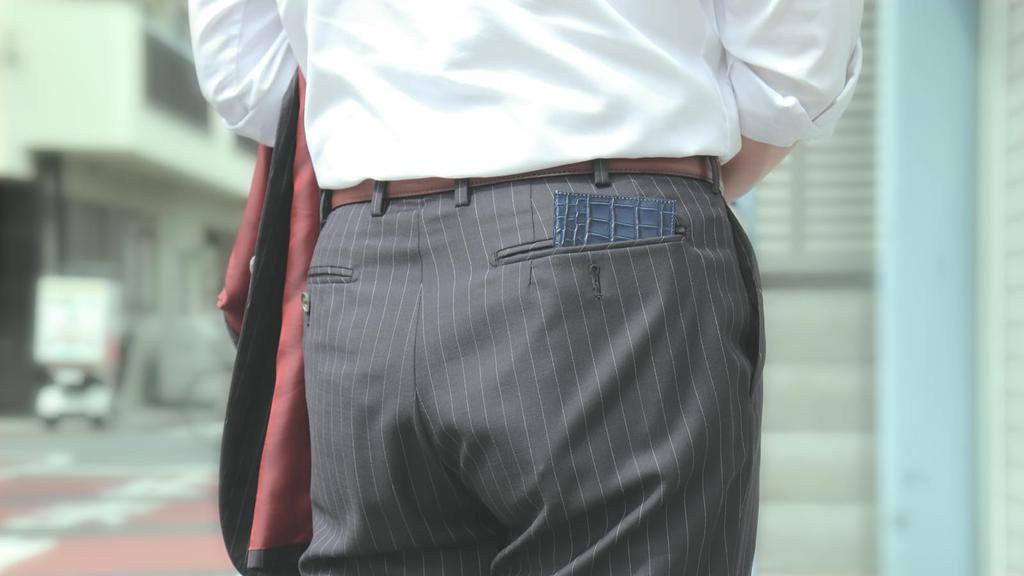 Geldscheinaufbewahrungsbrieftasche schwarz [101 Punkte] Fach, ultradünn, Herren [Artikel]