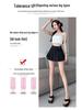 2025 New Korean Style Women's High-Waist Pleated A-line Mini Skirt - Slimming Petite Summer Midi