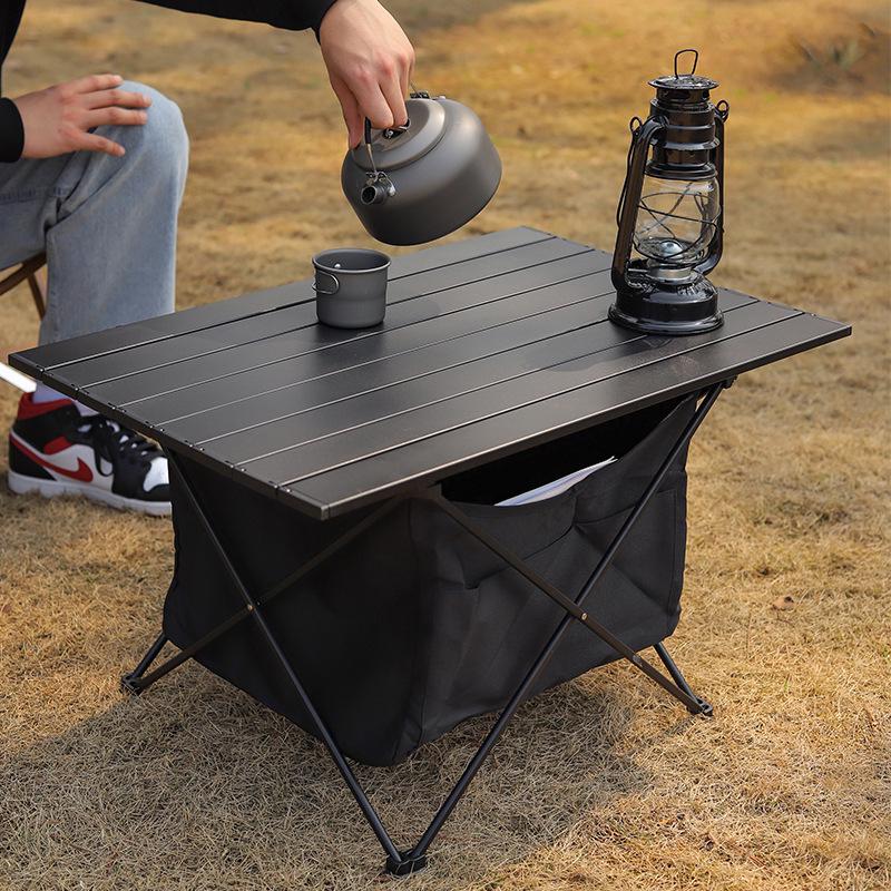 Lightweight Aluminum Alloy Portable Folding BBQ Picnic Table