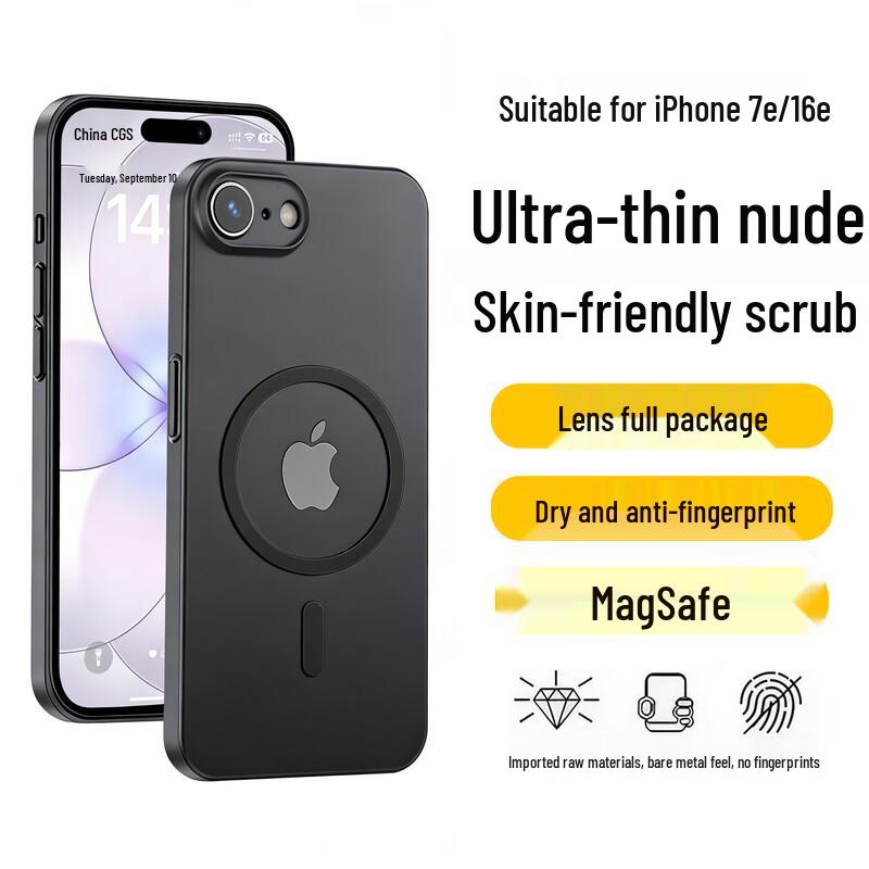 Ultra-Thin Frosted Magsafe Magnetic Drop-Proof iPhone Case
