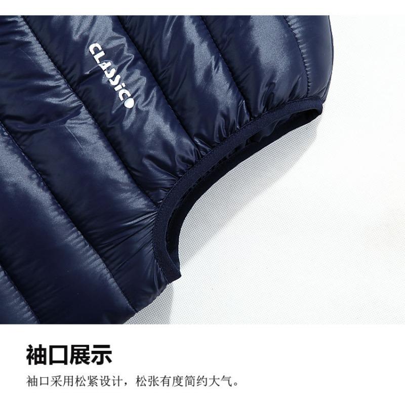 Plus Size Men Casual Thickened Padded Vest Sleeveless Autumn Winter Outerwear