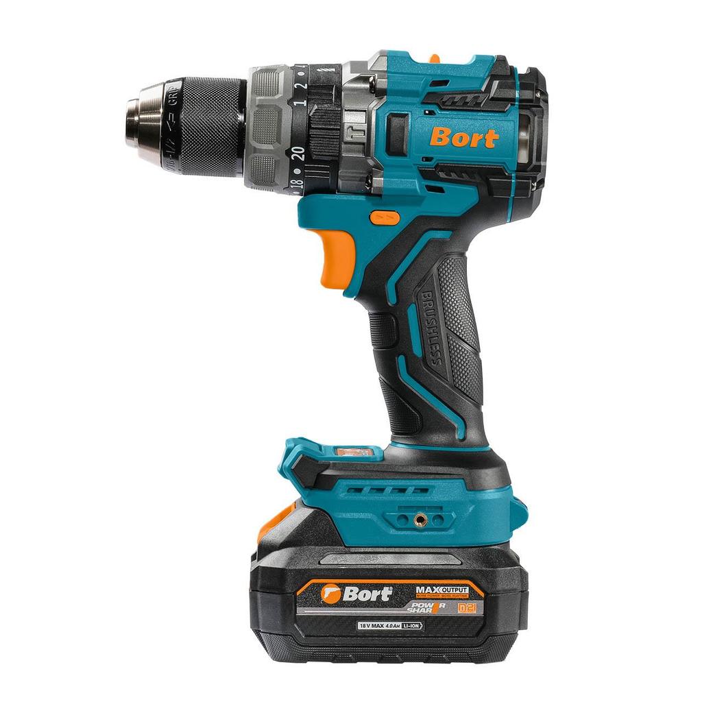 Cordless Impact Drill-driver BORT BAB-21Ix2Li-XDK (2x4Ah+charger)