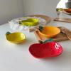 Ceramic Fruit Shape Sauce Dish Seasoning Dipping Bowl Ketchup Soy Vinegar  Fruit Salad Butter Dessert Plate Tableware Decoration