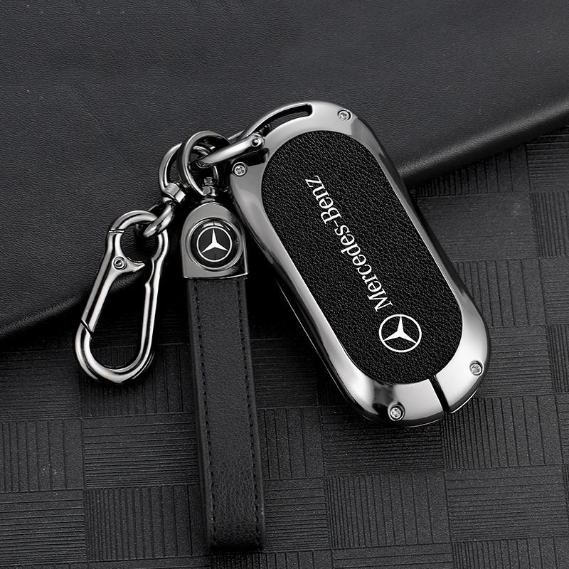 2025 Nuova Custodia Protettiva Guscio di Protezione in Pelle per Chiave Auto a Telecomando Portachiavi per Mercedes Benz 2022 Classe C S W206 W223 S350 C260 C300 S400 S
