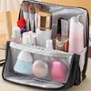 2025 New Cosmetic Bag Multi Layer Stationery Hot Sale Travel Portable Large Capacity Double Opening Women's Toiletry Storage