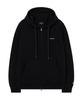 COVERNAT Small Logo Fleece Zip-Up Hoodie Black