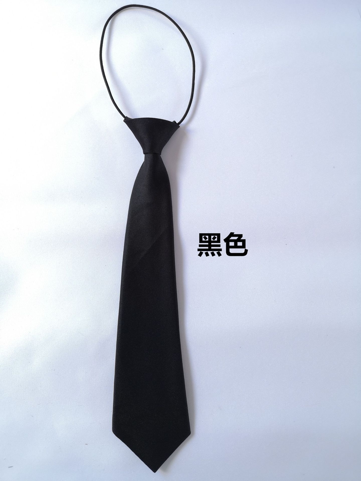 

Детская школьная форма для выступлений, резинка, маленький галстук, аксессуары для одежды в форме стрелы, длина 28-30 см чёрный