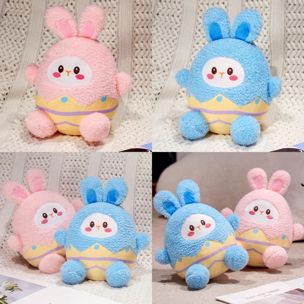 Adorable 25cm Plush Easter Bunny Figure Soft And Cuddly Holiday Decor Gift For Kids
