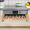 Large Capacity Wood Egg Holder Space Saving Egg Display Crates Egg Container  Kitchen Countertop