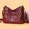 Vielseitige Schulter-Crossbody-Tasche aus weichem Leder
