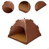 Cat Tent House Foldable Washable Semi Enclosed Soft Kitten Nest Small Dog Bed for Household