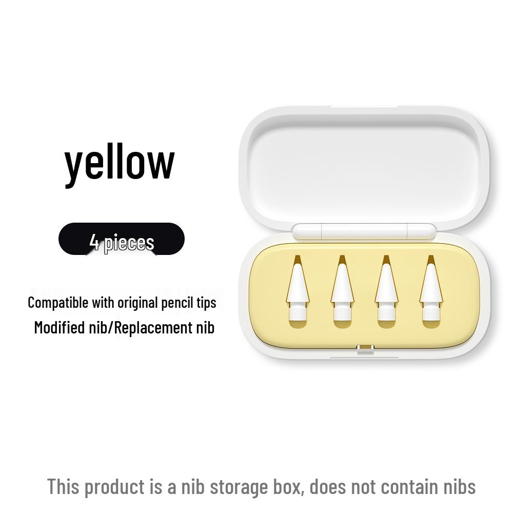 Original Capacitive Pen Nib Replacement & Storage Box for iPad Pencil, Compatible with Apple Pencil.