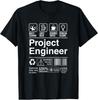 Project Engineer Funny Sarcastic Label T-Shirt Unisex T-Shirt