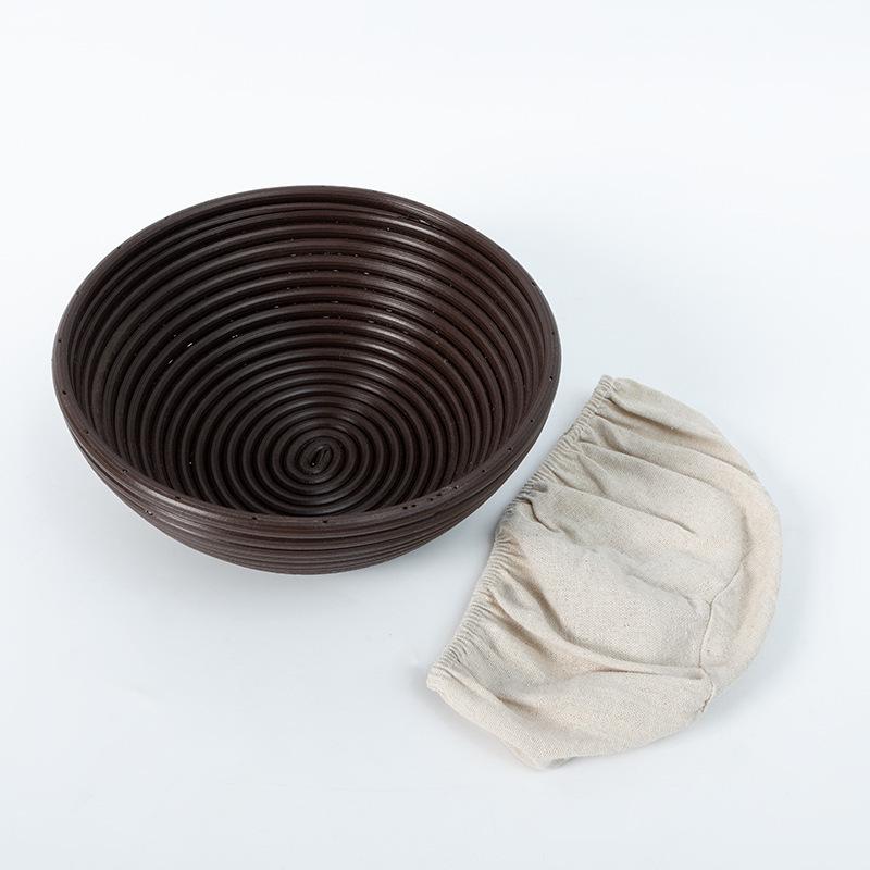 New Washable Imitation Rattan Fermentation Basket for European Bread Baking