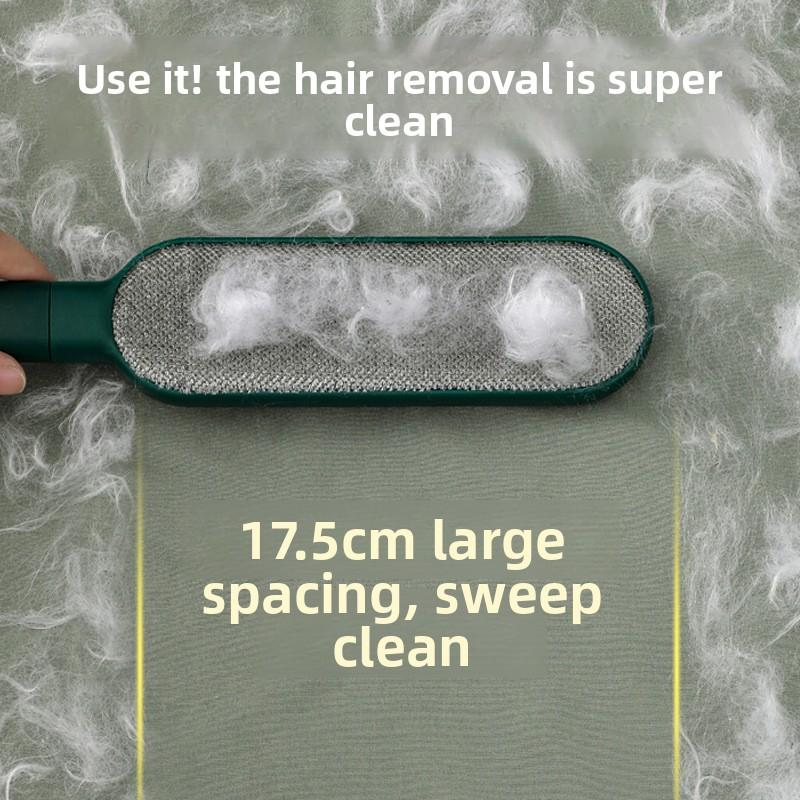 Double-Sided Pet Hair Remover, Manual Electrostatic Sticky Lint Brush, for Cat, Clothing, Sofa, Furniture, Carpet Cleaning