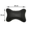 T25Car Leather Headrest,breathable Perforated Neck Pillow,car Accessories,for Volkswagen Passat Santana Tiguan Golf Bora Jetta