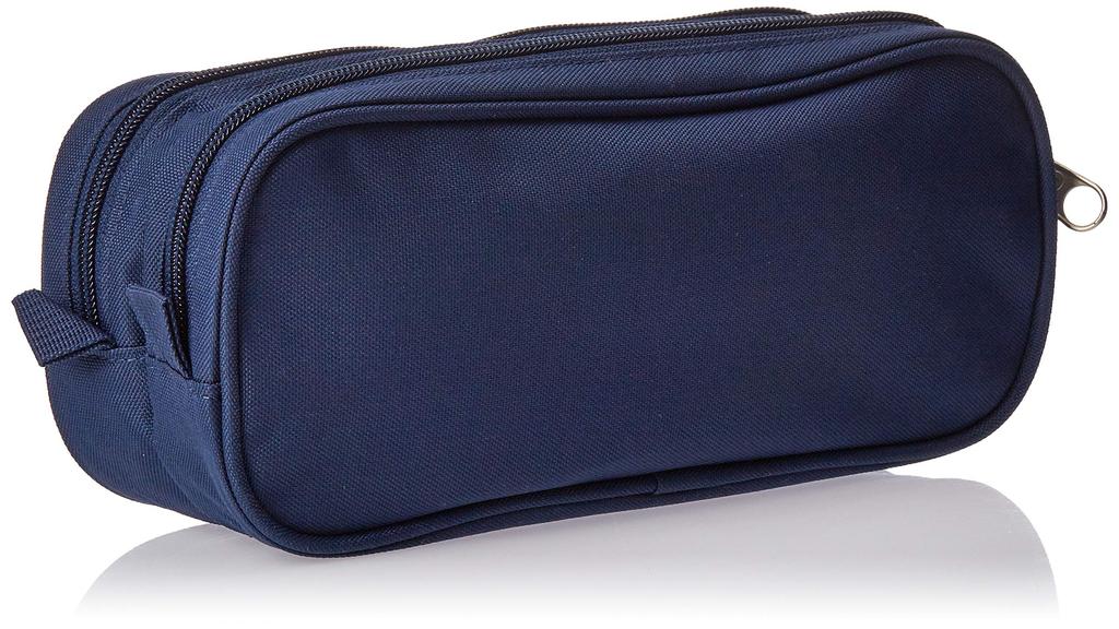 Duży organizer na akcesoria JanSport ze schowkiem na sznurek, granatowy