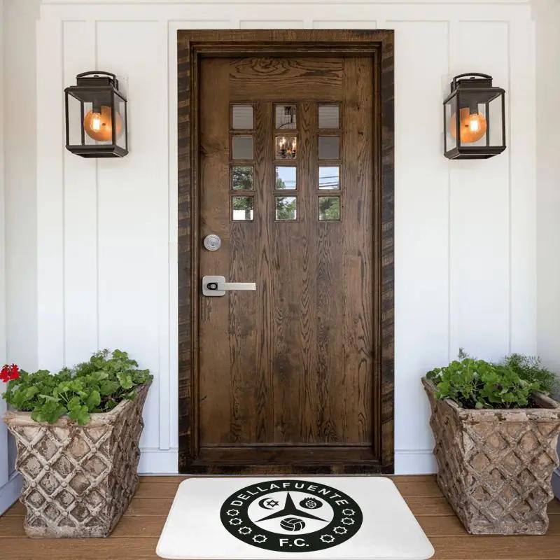 Custom Dellafuente F C Artwork Doormat Anti-Slip Entrance Kitchen Bath Door Floor Mat Garage Carpet Rug