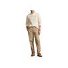 Polo Ralph Lauren SS22 Solid Logo Embroidered Cable Knit Crew Neck Sweater Men sweater Beige 710775885-024