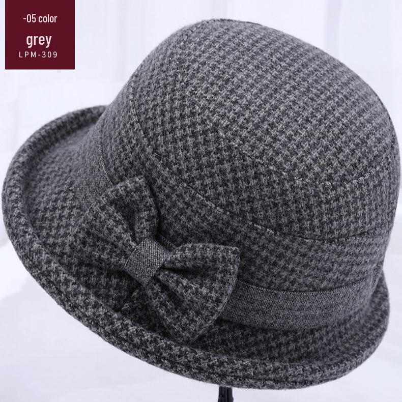 Chapeau de pêcheur d'automne et d'hiver pour femmes de tous âges - Style Fedora chaud