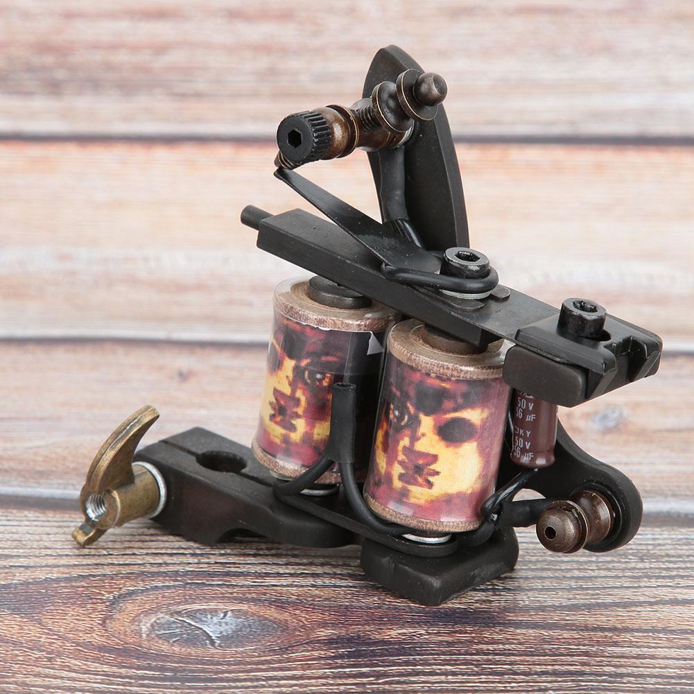 Pure Copper Manual Tattoo Gun Shader Liner Wrap Coils Machine Tattoo Tool Supplies