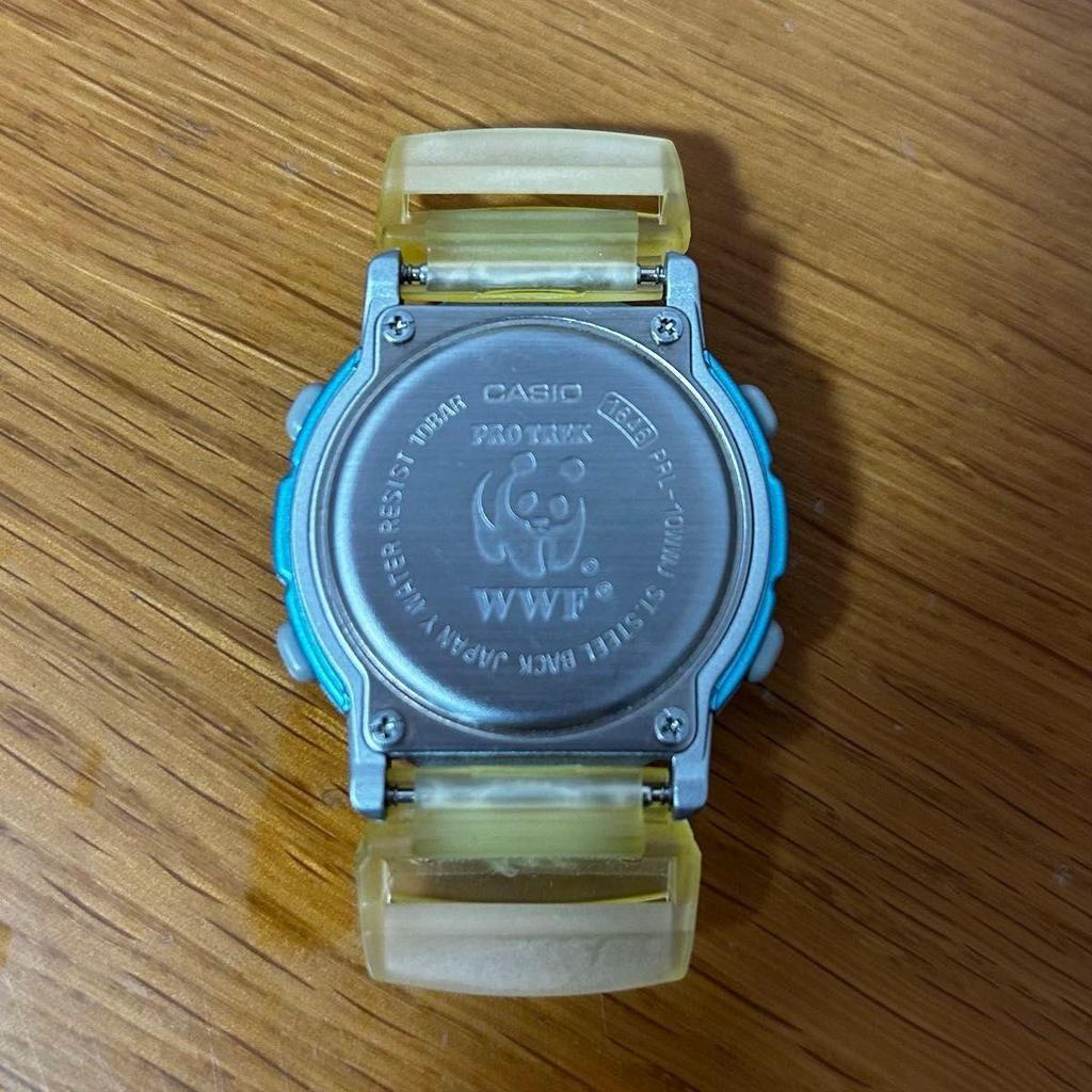 Used [Battery replaced/rare] Casio Protrek Ley WWF collaboration model