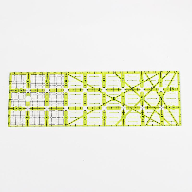 Пэчворк линейка режущая линейка инструмент 9 дюймов большая прямоугольная настраиваемая линейка инструмент швейная линейка