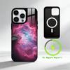 G-galactic nebula Phone Case For iPhone 17 16 15 14 13 12 Pro Max Plus for Mirror Wireless Magnetic Cover