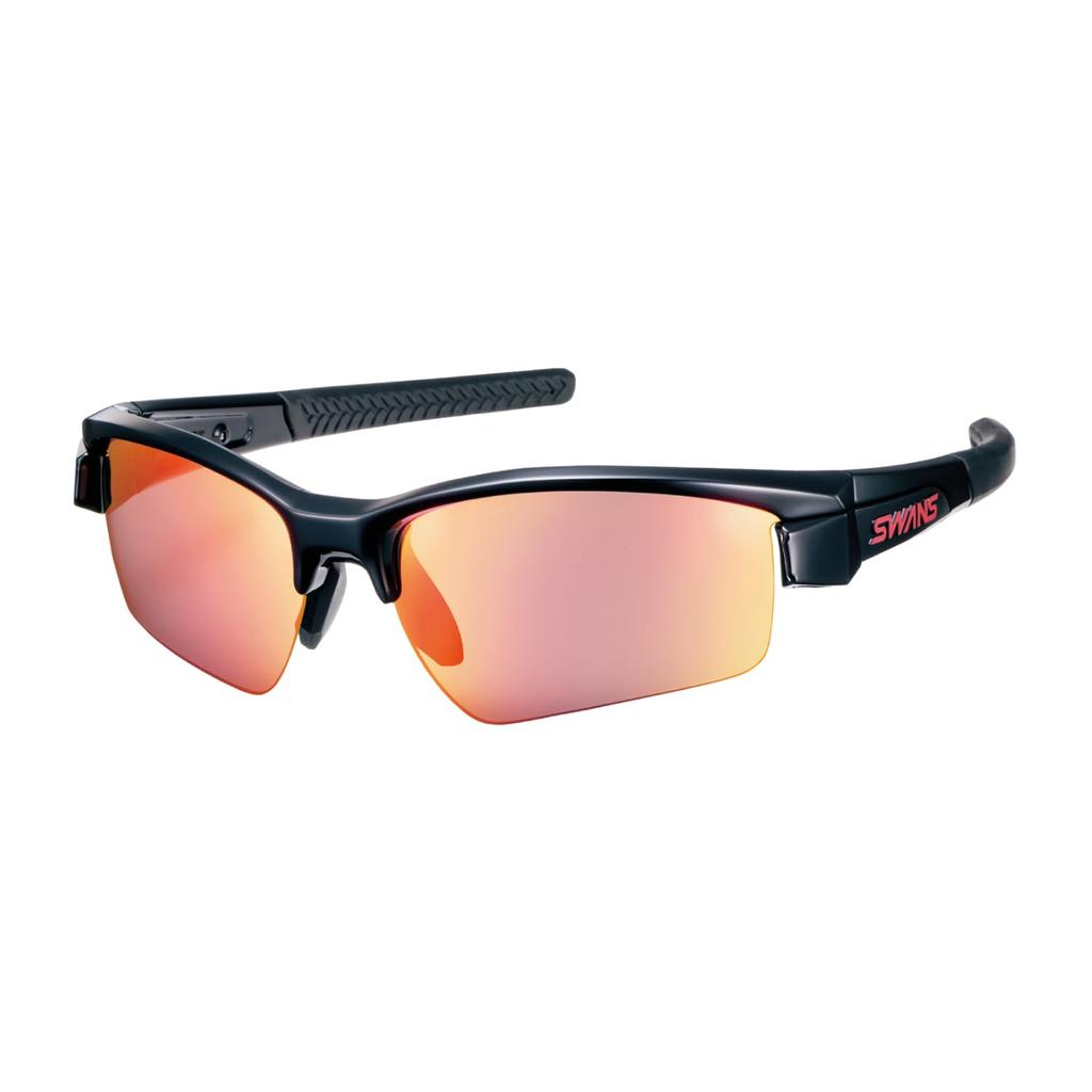 SWANS Sports Sunglasses Lion Shin Mirror Lens Model LI BK Black x Black x Black Golf Running Baseball Fishing SIN-1701
