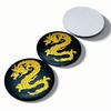 4pcs 56MM Dragon Totem Logo Emblem Car Stickers Accessories for Car Wheel Center Caps Wheels Hub Cap Logo Rim Hubcap Cover Badge