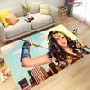 New Shelves! Classic DC Wonder Woman Carpet, Living Room Bedroom Office Children's Room of Choice, Non-slip Machine Washable Mat
