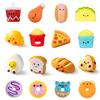 Mochi Squishy Cute Food Squishy Stress Relief Toys Bread Donut Dumpling Squeeze Vent Abreact Sensory Toy Party Favors Gift Adhd